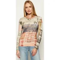 Bluzki damskie - Desigual Bluzka LIMBANI Slim Fit - miniaturka - grafika 1