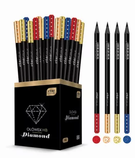 Ołówek Czarny Diamond Interdruk, 1 Sztuka - Ołówki - miniaturka - grafika 1