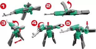 Karabin pistolet transformers dla dzieci EDDY TOYS 2w1 - Zabawki militarne - miniaturka - grafika 3