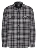 Koszule męskie - Camel Active Koszula - Regular fit - w kolorze czarno-szarym - miniaturka - grafika 1