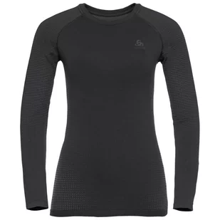 Odlo Performance Warm Plus Top Crew Neck L/S Women, czarny XS 2021 Koszulki bazowe termiczne i narciarskie 196191-60212-XS - Pozostała odzież narciarska - miniaturka - grafika 1