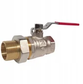 Zawory i kraniki - Zawór kulowy prosty półśrubunek 1 1/2GW-2GZ dźwignia Inox SENA VA30 - miniaturka - grafika 1