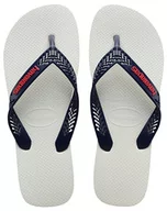 Klapki i japonki męskie - Havaianas Power Light Solid, klapki męskie, biały, 39/40 EU - miniaturka - grafika 1