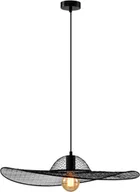 Lampy sufitowe - CANDELLUX Deco lampa sufitowa czarny 1x40W E27 abażur czarny 31-38272 - miniaturka - grafika 1