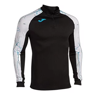 Joma Bluza męska Elite Ix, czarna/biała, S - Bluzy męskie - miniaturka - grafika 1