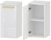 Szafki łazienkowe - Słupek Łazienkowy ATHOS 35 1D D L- Uchwyt Złoty - miniaturka - grafika 1