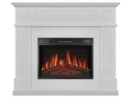 Kominki elektryczne - Kominek elektryczny z obudową ArtiFlame LAURITZ AF23S LED BIAŁY z dźwiękiem - miniaturka - grafika 1