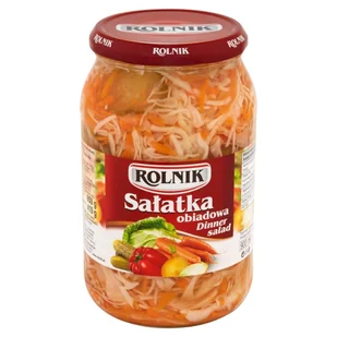 ROLNIK Sałatka obiadowa 900 ml - Owoce w puszkach i słoikach - miniaturka - grafika 1