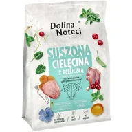 Sucha karma dla psów - DOLINA NOTECI karma dla psów małych ras SUSZONA CIELĘCINA Z PIERLICZKĄ 3KG - miniaturka - grafika 1
