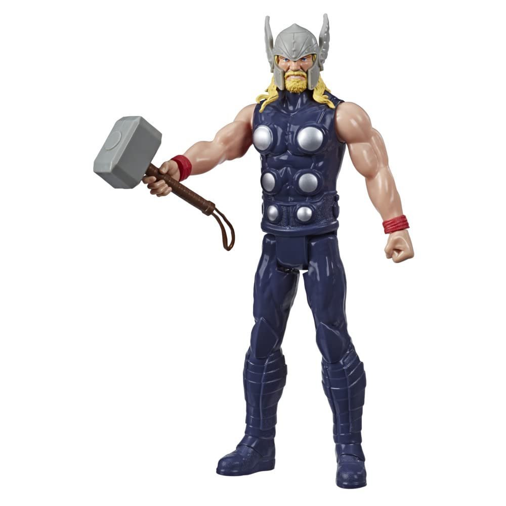 Marvel Avengers Titan Hero Series Blast Gear Thor figurka akcji, zabawka 30 cm, inspirowana wszechświatem Marvela, dla dzieci w wieku od 4 lat, wiel..