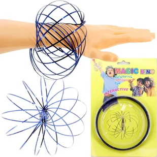 MAGICZNY RING ZABAWKA SENSORYCZNA KOLOR NIEBIESKI - Zabawki sensoryczne - miniaturka - grafika 1