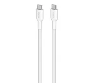 Kable USB - Puro Fabric PUCUSBCUSBCFABK4WHI USB-C do USB-C - 1,2m - biały - miniaturka - grafika 1