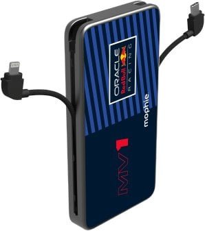 Mophie Powerstation Plus 10K Red Bull Racing MV1 - 10000mAh, zintegrowany kabel USB-C oraz lightning 1x port USB-C