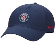 Czapki damskie - Czapka bejsbolówka NIKE Dri-Fit z daszkiem PSG Club granatowa r M/L - miniaturka - grafika 1
