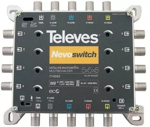 Televes Multischalter 5 in 8 odlewu ms58 °C Nevo MS58C - Akcesoria car audio - miniaturka - grafika 2