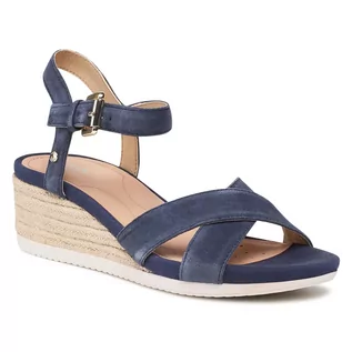 Espadryle damskie - Geox Espadryle D Ischia Corda C D02HHC 00022 C4000 Blue - grafika 1