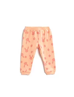 Bluzy dla chłopców - Koton Baby Girl Jogger Sweatpants Printed Cotton, Różowy wzór (2d7), 18-24 Miesiące - grafika 1
