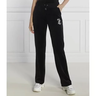 Juicy Couture Spodnie dresowe CAVIAR BEAD WESTERN DIAMANTE | Straight fit - Dresy damskie - miniaturka - grafika 1