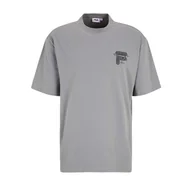 Koszulki męskie - Męska Koszulka z krótkim rękawem FILA BROVO OVERSIZED FAM0331-80027 – Szary - miniaturka - grafika 1