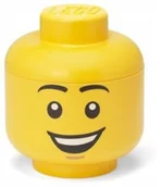 Klocki - LEGO 40310802 - Pojemnik głowa mała S - Uśmiechnięty chłopiec - miniaturka - grafika 1