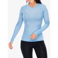 Bluzy narciarskie - Bluza termoaktywna damska Smartwool Intraknit Thermal Merino BL Crew - miniaturka - grafika 1