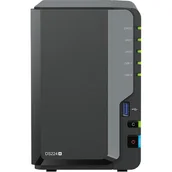 Serwery plików NAS i macierze dyskowe - Serwer plików SYNOLOGY DiskStation DS224+ 24TB (2x12TB), 2GB RAM - miniaturka - grafika 1