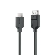 Adaptery i przejściówki - ALOGIC EL2DPHD-02 adapter kablowy 2 m DisplayPort HDMI Czarny - miniaturka - grafika 1