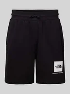 Spodnie sportowe męskie - Szorty z dzianiny dresowej o kroju regular fit z nadrukiem z logo - miniaturka - grafika 1