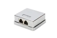 Pozostałe akcesoria sieciowe - Digitus Gniazdo natynkowe Cat 6, 1 gniazdo - miniaturka - grafika 1