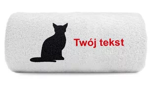 pat15.net Mały ręcznik haftowany kociakiem 100x50 759 - Ręczniki - miniaturka - grafika 1