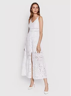 Sukienki - Guess Sukienka letnia Serafina W2GK44 WEJV0 Biały Regular Fit - grafika 1