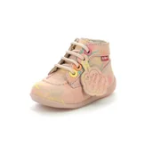 Botki damskie - KICKERS Unisex dziecięce botki Bonzip-2, Rose Sunshine, 22 EU - miniaturka - grafika 1