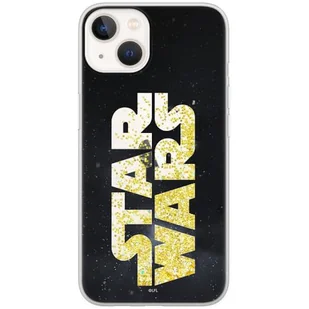 ERT GROUP etui na telefon Apple Iphone 13 MINI, case oryginalny i oficjalnie licencjonowany przez Star Wars, wzór Star Wars 007, optymalnie dopasowane, z efektem płynnego brokatu - Etui i futerały do telefonów - miniaturka - grafika 1