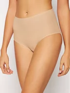 Majtki damskie - Chantelle Figi klasyczne z wysokim stanem Soft Stretch C26470 Beżowy - miniaturka - grafika 1