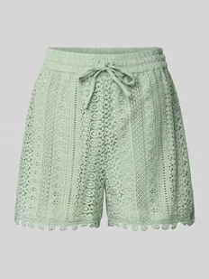 Szorty o kroju relaxed fit z mieszanki bawełny model ‘HELENA’ - Spodenki damskie - miniaturka - grafika 1