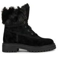 Botki damskie - Botki Geox D Iridea D26HRT 022BH C9999 Czarny - miniaturka - grafika 1