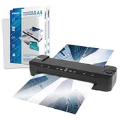 Laminatory - Laminator A3, A4, A5, A6, A7 Pro, bardzo szybki, gorący i zimny, do 2 x 150 mikronów, regulacja temperatury dla profesjonalnego intensywnego użytkowania, opakowanie z 200 koszulkami A4 - miniaturka - grafika 1