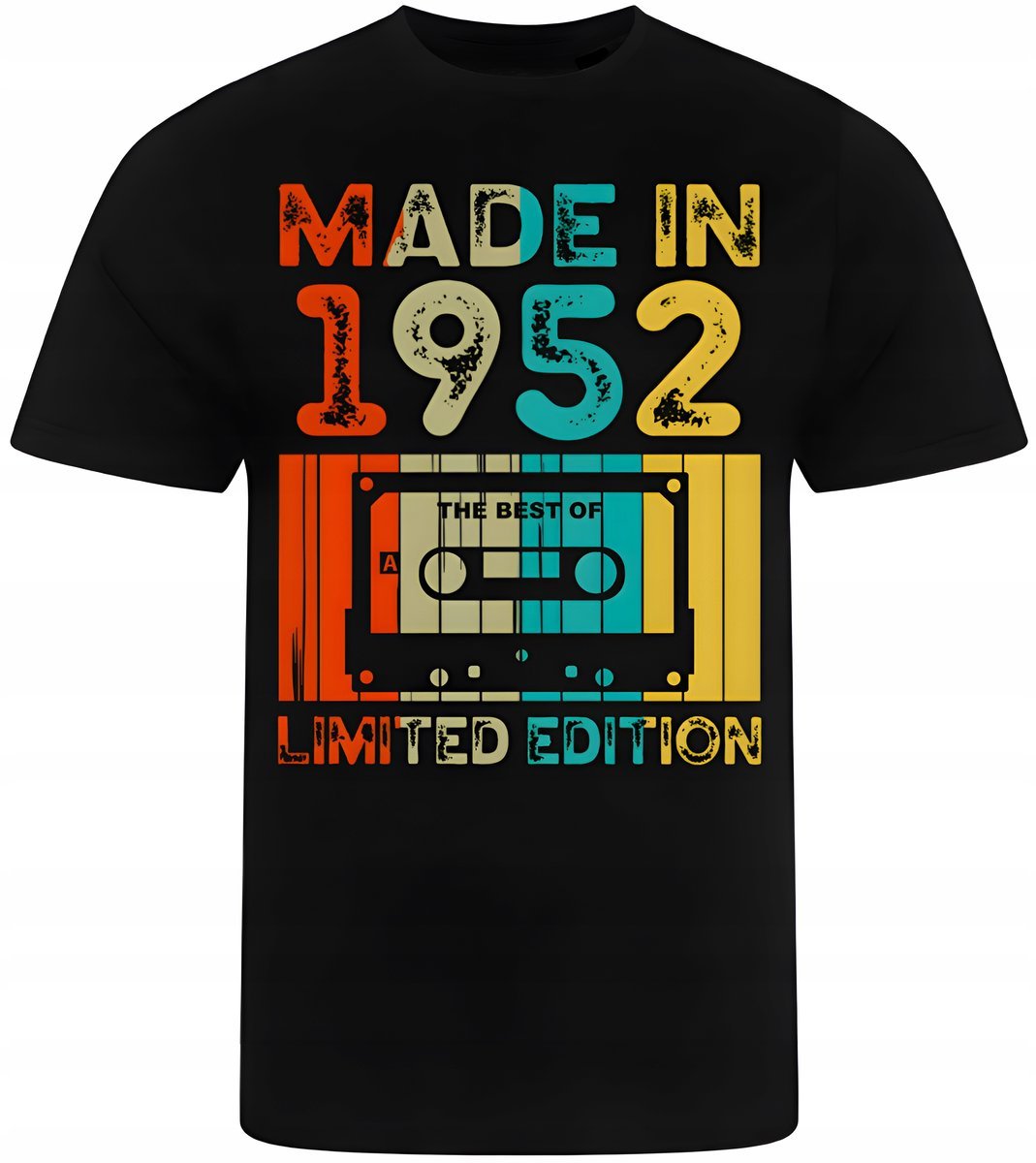 KOSZULKA MĘSKA NADRUK NA URODZINY ROCZNIK 1952 PREZENT PREMIUM XXL
