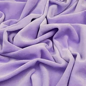 Pasmanteria - Welur bawełniany odzieżowy - lawendowy - miniaturka - grafika 1