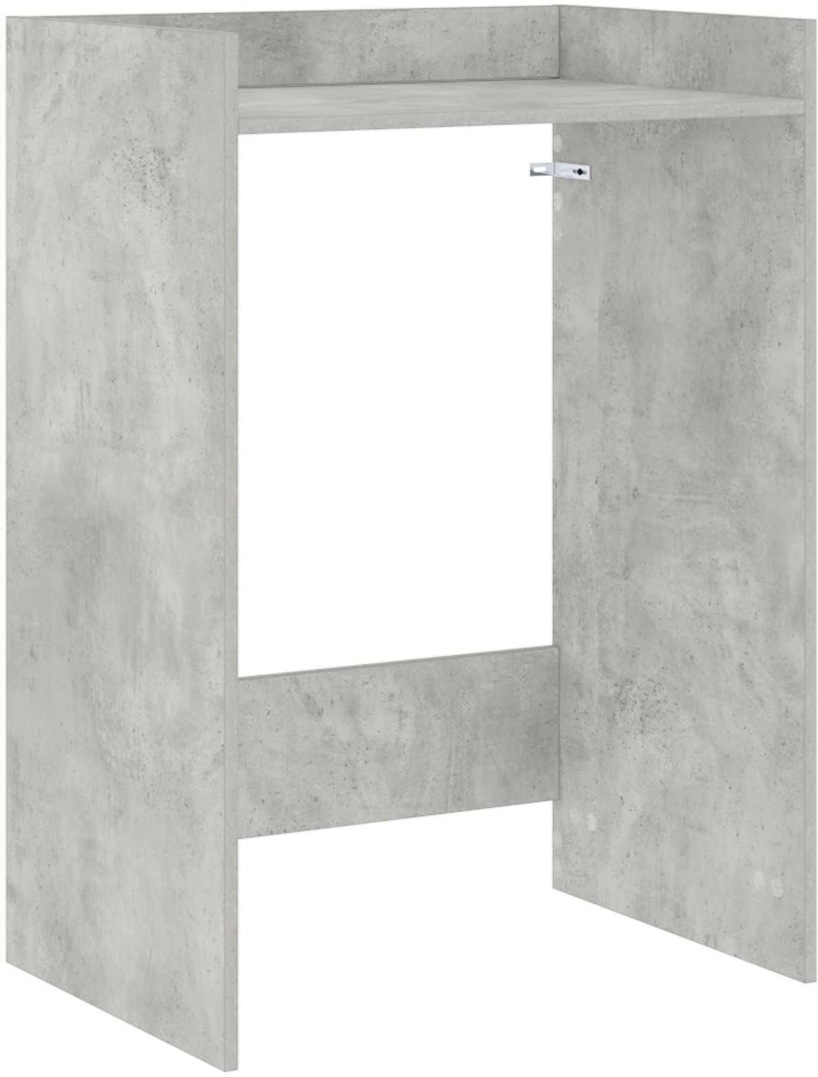vidaXL Szafka na pralkę z przechowywaniem Betonowy 67,5 x 48 x 97 cm
