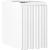 Szafki łazienkowe - Mexen Rivel szafka łazienkowa podumywalkowa 30 cm, 1 drzwi, ryflowana, biała mat - 91A21-03047-1-BF01 - miniaturka - grafika 1