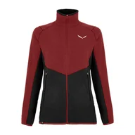 Bluzy damskie - Bluza polarowa damska Salewa Paganella PL czarno-bordowa 00-0000027925 - miniaturka - grafika 1