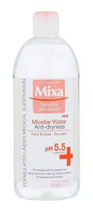 MIXA Anti-Dryness woda micelarna przeciw wysuszeniu skóry 400ml - Płyny micelarne - miniaturka - grafika 1