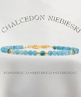 Bransoletki - Chalcedon Niebieski Bransoletka - miniaturka - grafika 1