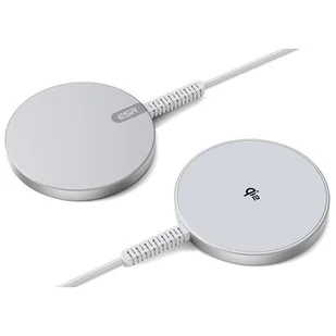 Ładowarka indukcyjna ESR HaloLock QI2 Mini Magnetic Magsafe 15W Srebrny - Ładowarki do telefonów - miniaturka - grafika 1