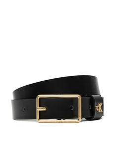 Calvin Klein Pasek Damski Square Buckle Ck Loop 25Mm LV04F7050G Czarny - Paski - miniaturka - grafika 1