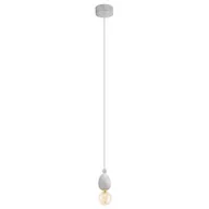 Lampy sufitowe - Eglo LAMPA wisząca AVOLTRI 49377 drewniana OPRAWA zwis Biały - miniaturka - grafika 1