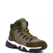 Buty trekkingowe męskie - BOSS Skórzane buty trekkingowe Chester - miniaturka - grafika 1