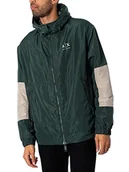 Kurtki męskie - Armani Exchange Męska kurtka dwustronna, z recyklingu, zielona G/Lon.Fog/G.GA, rozmiar M, Zielony G/Lon.fog/G.ga, M - miniaturka - grafika 1
