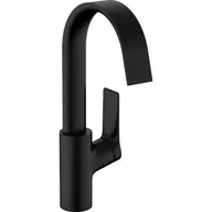 Baterie umywalkowe - Hansgrohe 75032670 Vivenis Jednouchwytowa bateria umywalkowa 210 z obrotow$260 wylewk$261 bez kompletu odp$262ywowego czarny matowy - miniaturka - grafika 1